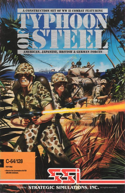 Typhoon Of Steel box art for Amiga
